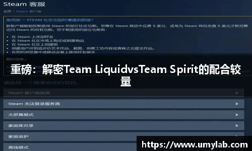 重磅：解密Team LiquidvsTeam Spirit的配合较量